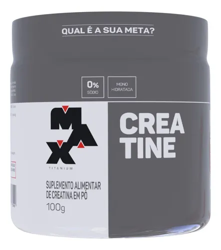 Creatina Monohidratada (100g) - 100% Pura - Max Titanium