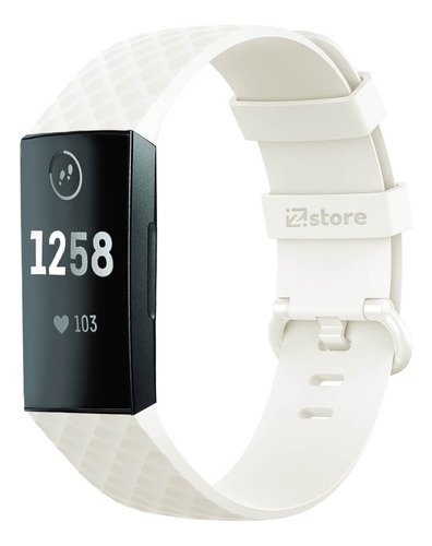 Correa Compatible Con Fitbit Charge 3 Blanco