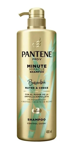 Shampoo Pantene Pro V Minute Miracle Bambú Nutre Y Crece