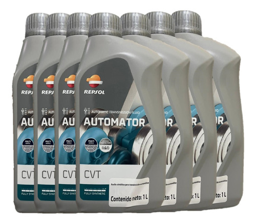 7 Litro Aceite Repsol Cvt Matic Lancer Asx Outlander Mitsubi