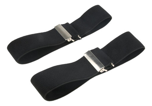 3x Ajustable Antideslizante Elástico Camisa Mangas Soporte