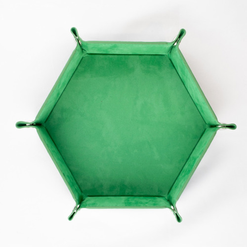 Imagen 2 de 6 de Bandeja Hexagonal Para Dados De Rol - Enchanted Forest