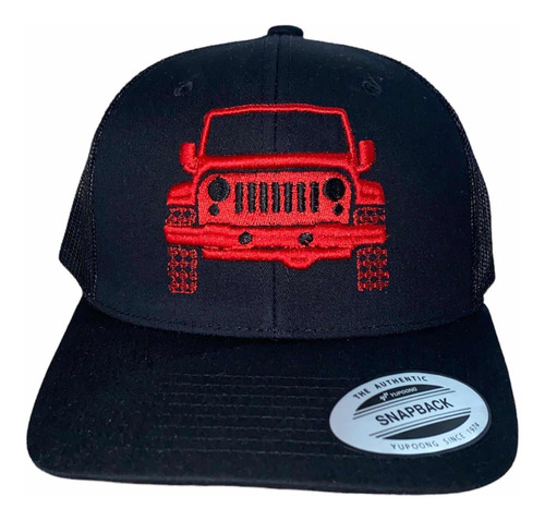 Gorra Jeep Snapback Yupoong Flexfit Original Trucker