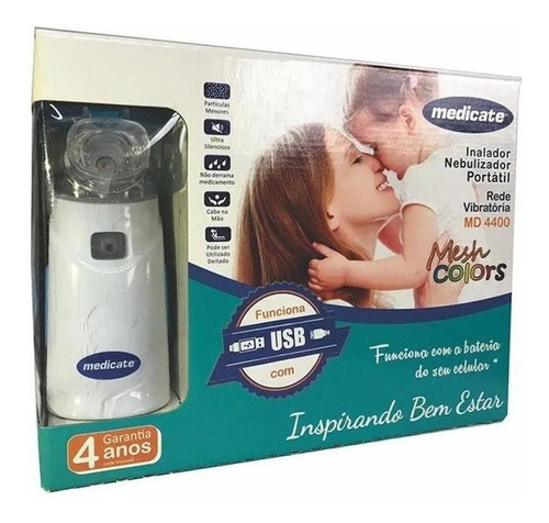 Nebulizador De Rede Medicate Md4400 100v/240v