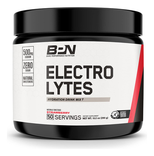 Bare Performance Nutrition Electrolitos, Optimiza El Rendimi