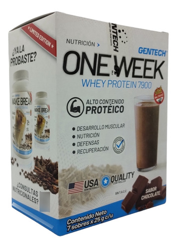 One Week  X175grs - Gentech - Proteina