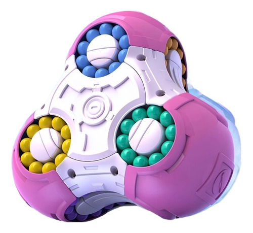 Fidget Spinner Cubo De Rubik Puzzle Para Niños Frijol Mágico