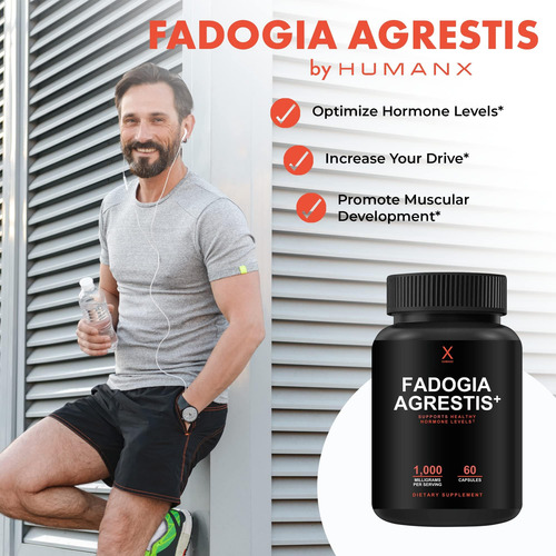 Suplemento Humanx Fadogia Agrestis, Tongkat Ali E Beta Ecdys