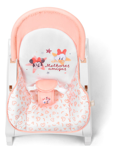 Cadeira De Descanso E Balanço Para Bebê Com Canção De Ninar Minnie - Multikids