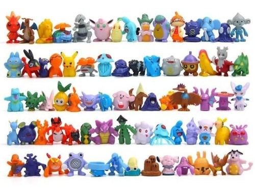 X24 Figuras Coleccionables Pokémon 2.5 Y 3cm Al Azar