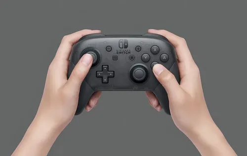 Controle Nintendo Switch Pro Sem Fio, Preto Com Bluetooth