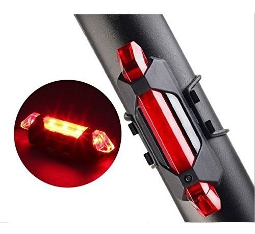 Combo 2 Luz Bicicleta Led Usb Recargable Delantera Y Trasera