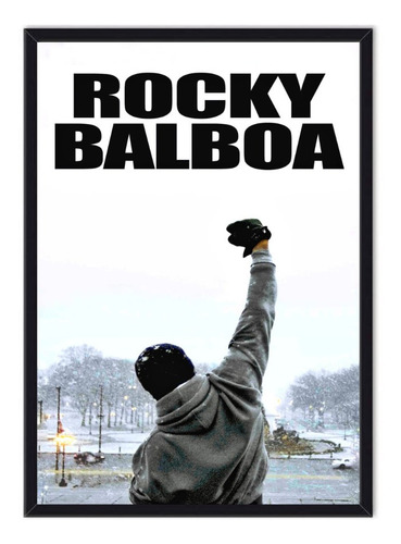 Cuadro Enmarcado - Póster Película Rocky Balboa 