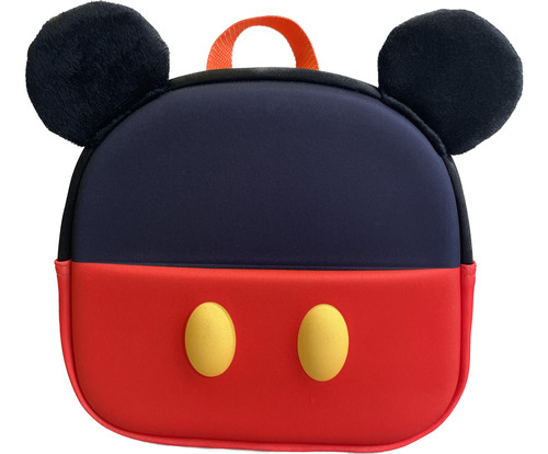 Mochila Pre-escolar 3d Mickey Con Arnes Anti Perdida