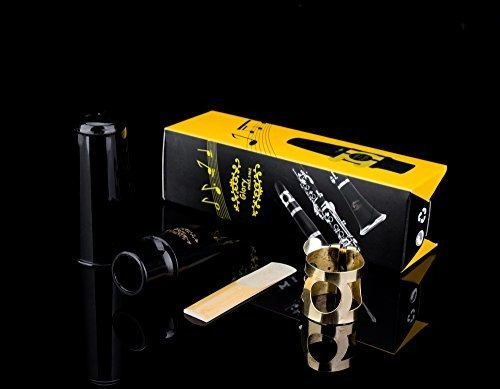 Kit Boquilla Para Saxofon Ligadura Caña Tapa Plastico