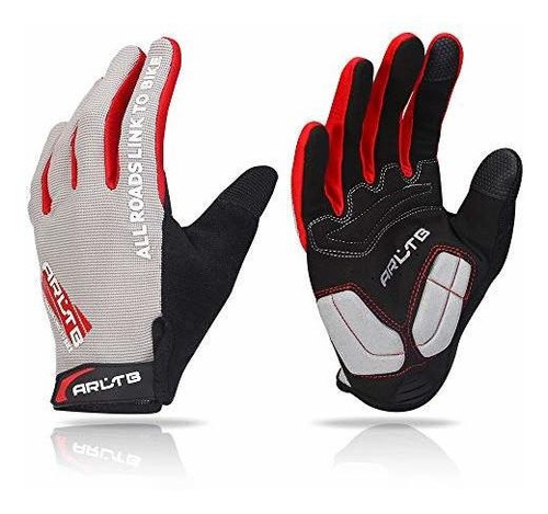 Guantes Bicicleta Full Finger Arltb Pads Transpirables