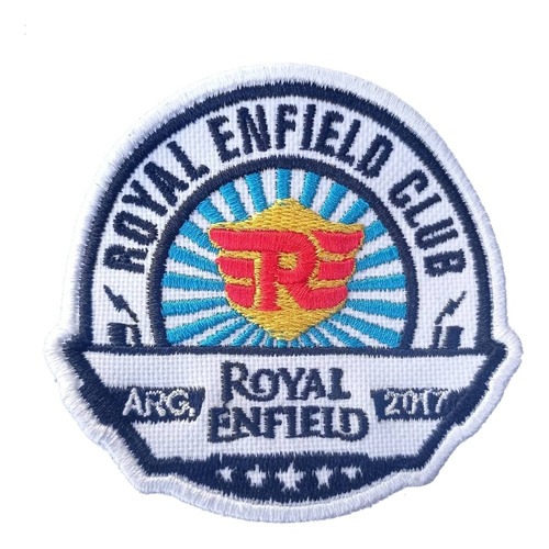 Parche Bordado Royal Enfield Club Argentina 