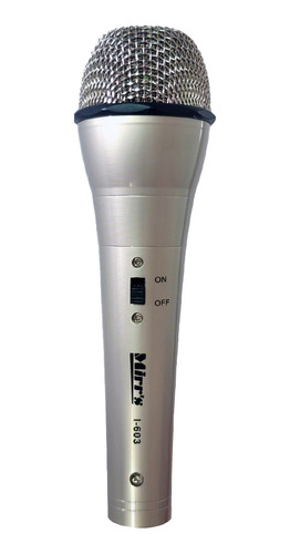 Microfono Mirr´s I603 Dinámico Cardioide Metálico Bidcom