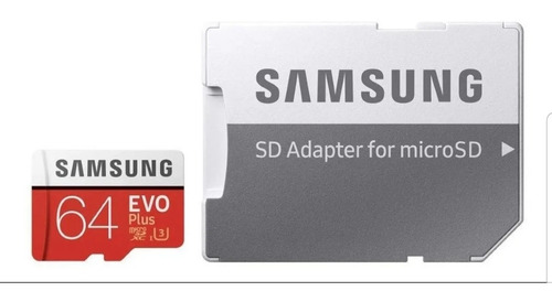 Cartão 64gb Samsung Com Adaptador Sd Original