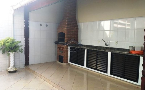 Imagem 9 de 15 de Casa 3 Dormitórios No Jardim Imperador Em Praia Grande - Sp