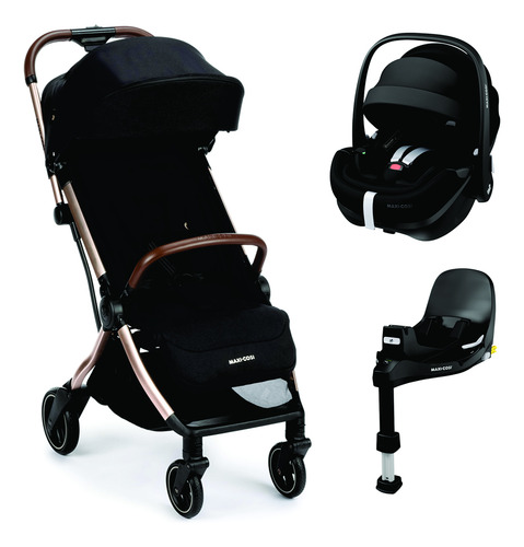 Carrinho Eva³ Bebê Conforto E Base Isofix 360° Pro Maxi Cosi