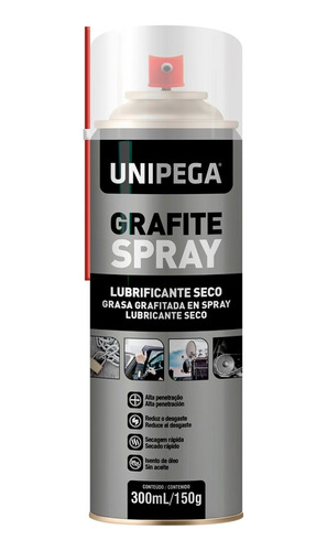 Grasa Grafitada Spray Unipega 300ml El Insuperable