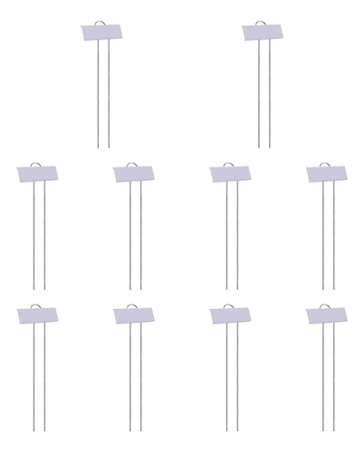 Etiquetas De De Metal De 10x Plantación De Plántulas
