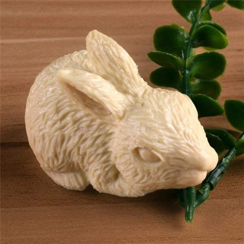 I Molde De Silicona Con Forma De Conejo De Pascua En V Mc9v