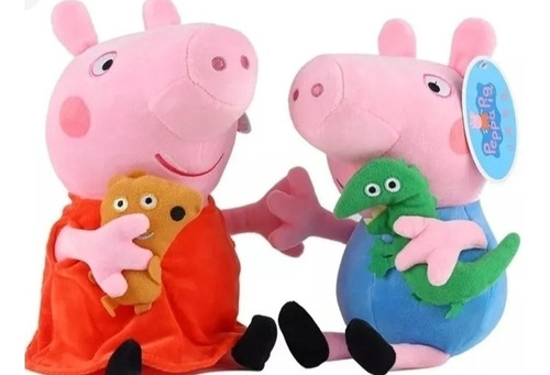 Peluches Set Peppa Pig Y George 30 Cm 