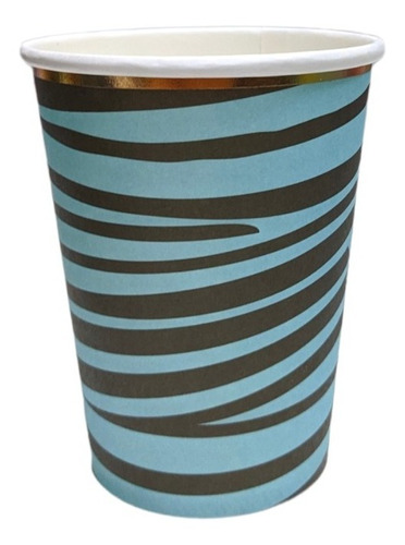 Vaso Polipapel Animal Print Safari X10