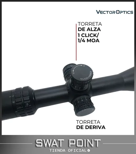 Mira Telescópica Vector Optics Orion Pro Max 3-18x50 Hd Caza