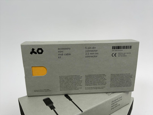 Imagen 5 de 5 de Mini Midi Cable Kit 2 Cables Teenage Engineering Audiotecna