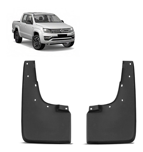 Kit Apara Barro Lameira Amarok 2016 2017 2018 Dianteiro 2 Pç