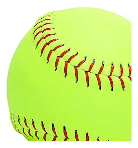 1 Pelotas De Softbol De Práctica Deportiva Amarillas, Tamaño
