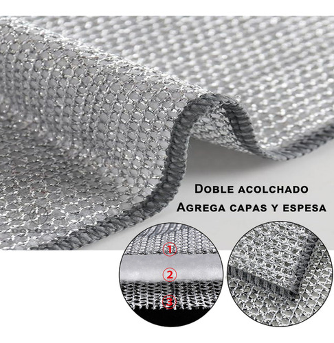 20pcs Rejilla Metalica Paño Microfibra Toalla Cocina Trapo