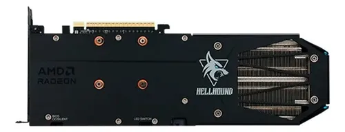 Placa De Video Powercolor Rx 9060 Xt Hellhound 8gb Gddr6