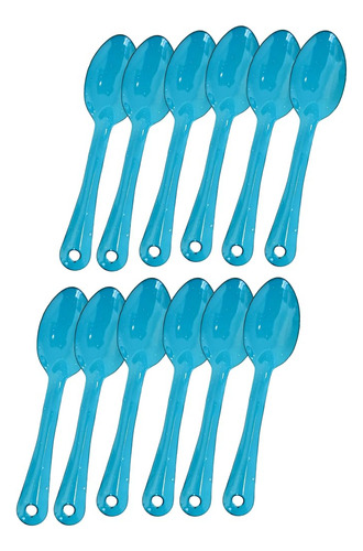 Cuchara Esmalte Azul Turquesa Turqueza Peltre Chica 8 1 4