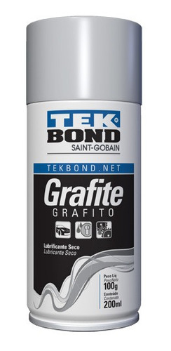 Lubricante Grafito Seco Gris Oscuro 200ml 100gr Tekbond