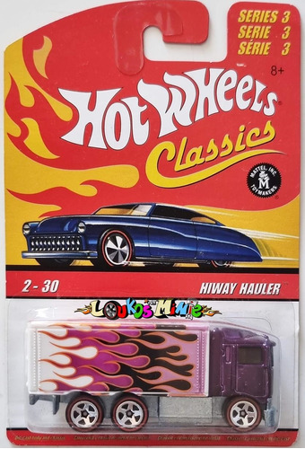 Hot Wheels Hiway Hauler Classics Series 3 2/30 Roxo