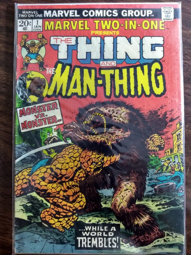 Marvel Two-in-one 1 The Thing & The Man-thing Ingles