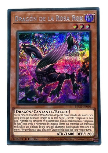 Yugioh Dragon De La Rosa Rox Mp22