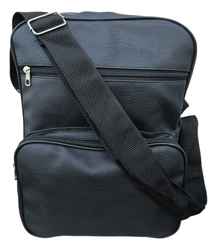 Morral Hombre Grande Eco Cuero Cartera Bandolera Amplia 