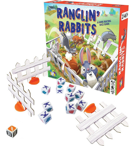 Ranglin Rabbits Juego De Mesa Conejos Salvajes Gamewright