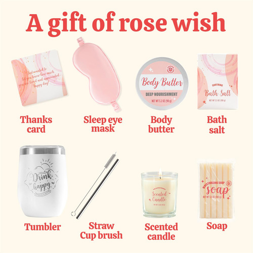 Set De Regalo De Baño Y Cuerpo Para Mujer, 8 Piezas, Juego D