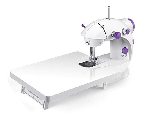 Máquina De Coser Electrónica Con Mesa - Blanco