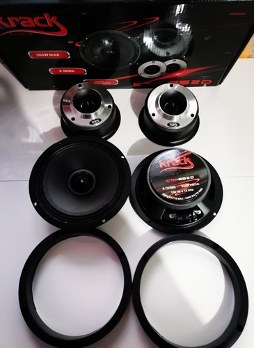 Set Medios 6.5 300w Ytweeterbala Krack Con Aumentos Ktm-6520
