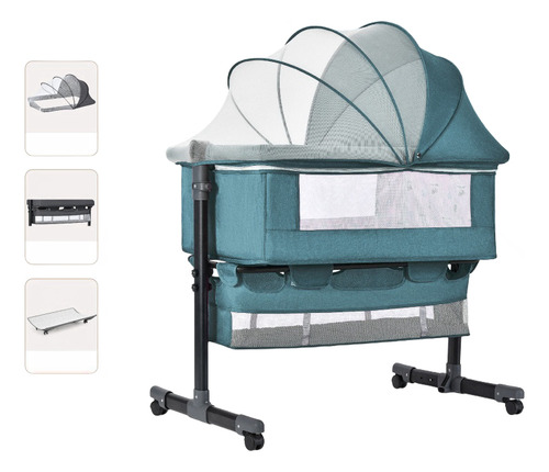 Cuna Moisés Plegable Portátil Mosquitero Bebe Colchon Niños