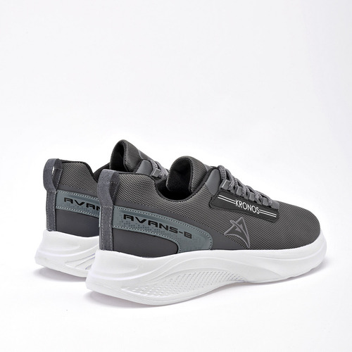 Tenis Hombre Avans-b 068 Gris Negro 129-324