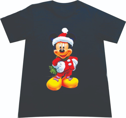 Camisetas Navideñas Mickey Mouse Navidad Adultos Niños Sam4