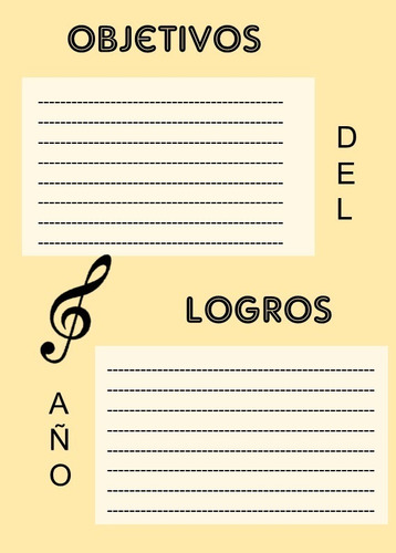 Agenda Cantante/músico, Pdf, Imprimible, A4/a5(cálido)